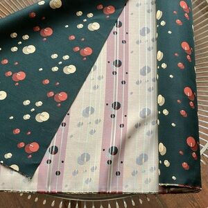 Vintage Tie Fabric yardage circa 1960s